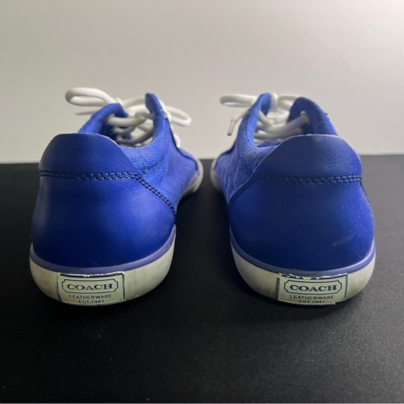 Royal Blue Coach Sneakers - Picture 6 of 10